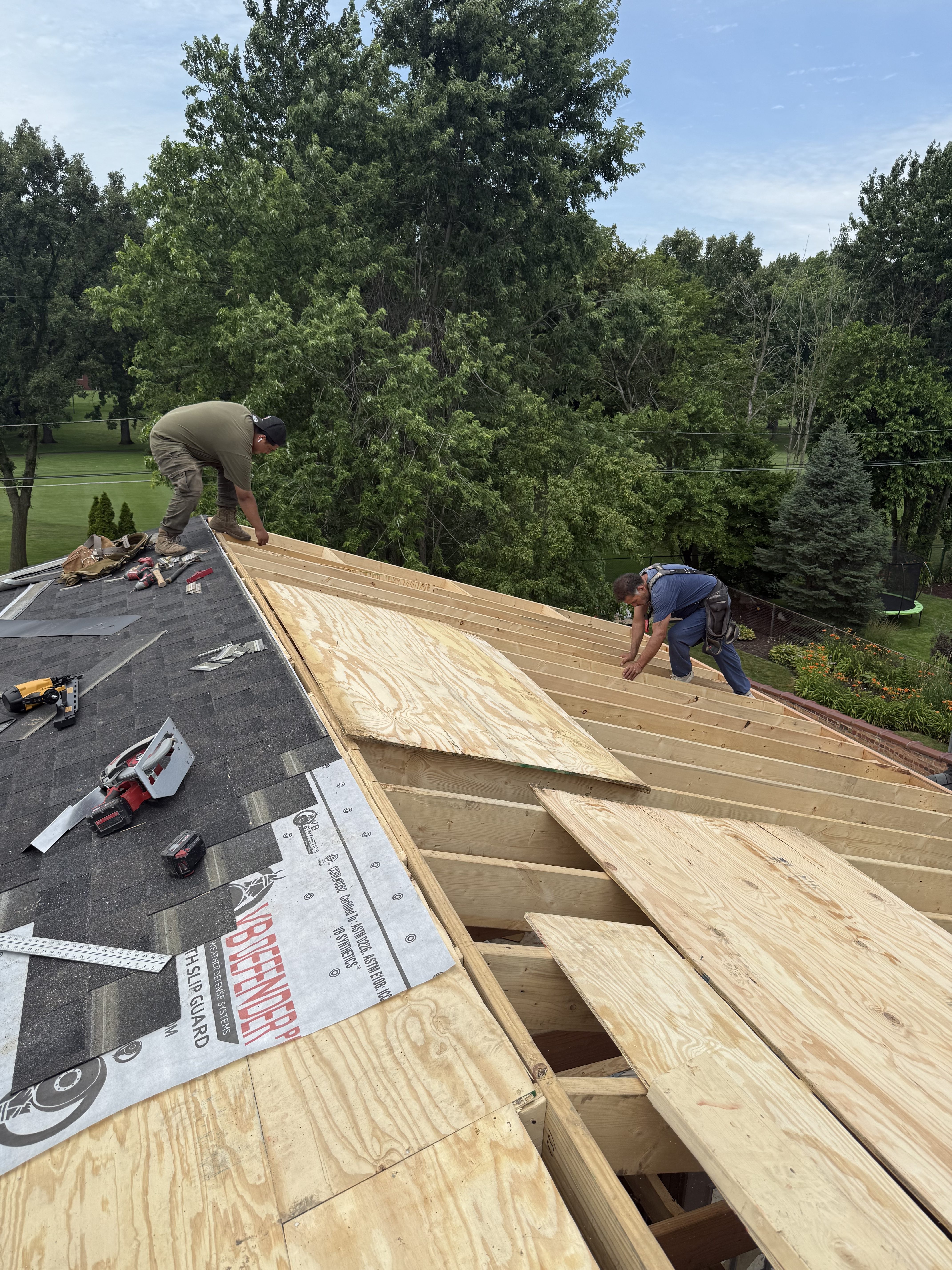 Roofing project by NG Construction