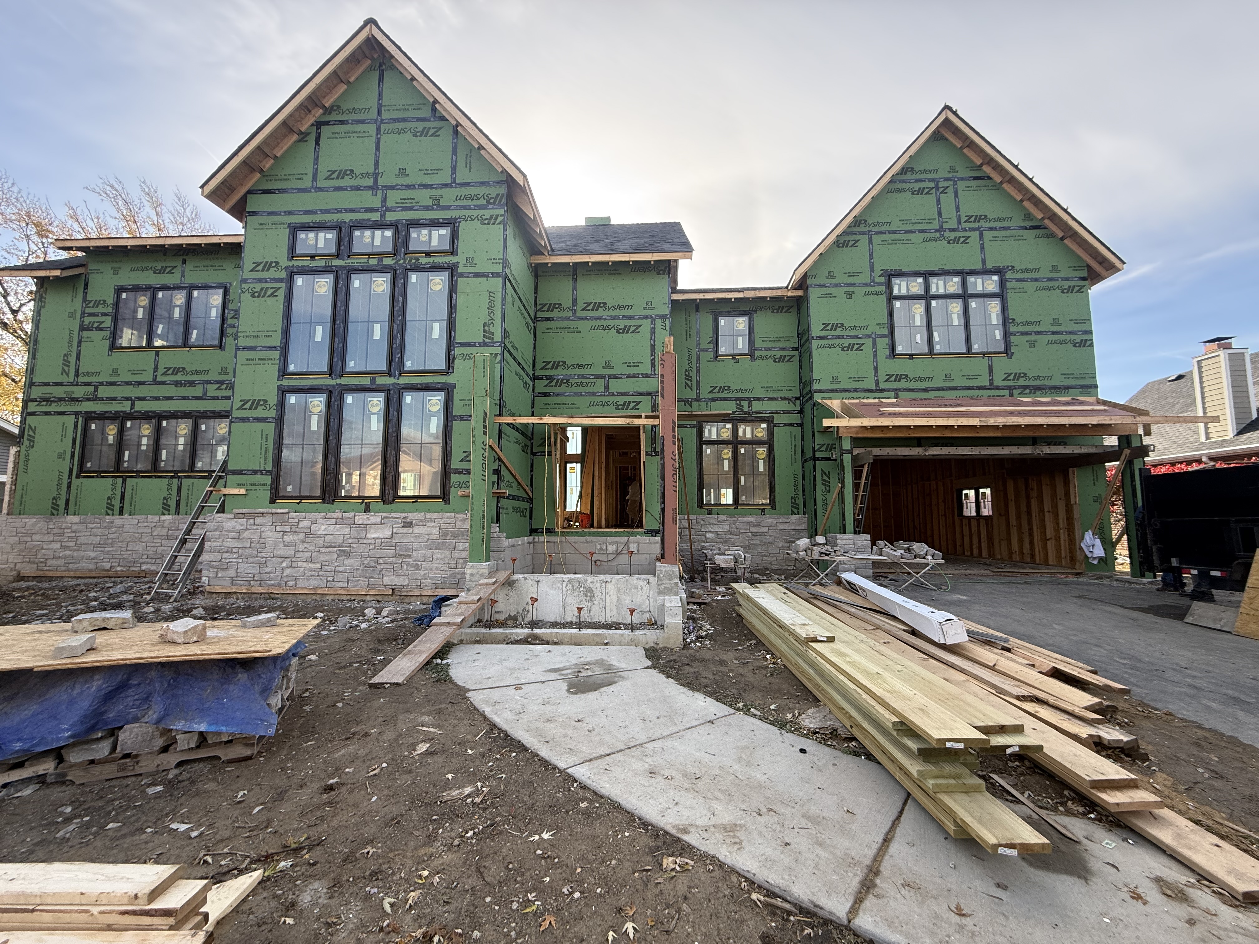 Exterior build by NG Construction